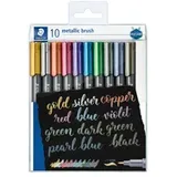 Staedtler metallic brush 8321 sortiert, 10er-Set (8321 TB10)