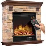 Kesser Elektrokamin LED 3D-Flame braun