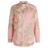 Betty Barclay Damen Longbluse Langarm 38, Nature/Rosé - 38