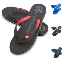 Cressi Unisex-Adult Leaf Flop nisex Flip Flops für Strand und Pool, Schwarz/Rot, 45/46