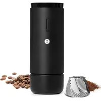 TIMEMORE Kaffeemühle mit Kegelmahlwerk, tragbare elektrische Mühle mit Metallgehäuse, 30 präzise Mahlgradeinstellungen für Espresso und French Press, geräuscharm, automatische Abschaltung und Verstopfungsschutz für Zuhause und unterwegs (Schwarz)