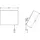 Hewi Kippspiegel 801.01.10084 600x540x6mm, mit Halter/Griff, umbra