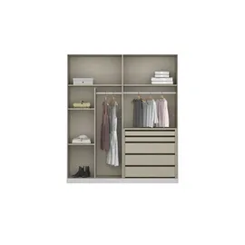 Rauch Drehtürenschrank Monostar ¦ grau ¦ Maße (cm): B: 181 H: 210 T: 54.0