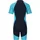 ZigZag Neopren Schwimmanzug Kinder Cyan Blau 128/134