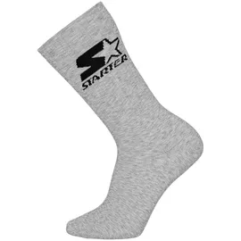 Starter Crew Socken 3er Pack Dunkelblau/Weiß/Grau 43-46