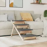 Hundetreppe Grau 105x47 Cm Massivholz Tanne