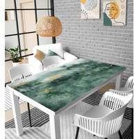 MyMaxxi Möbelfolie MyMaxxi - selbstklebende Tischfolie Verwischter Marmor Moos Farbe grün kompatibel mit Ikea Lacktisch Steine Mauer Farbverlauf Mauerziegel Möbelfolie Aufkleber - blasenfrei zu verkleben 80 cm x 160 cm