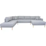 VCM ebuy24 Ecksofa, Grau, 370 x 220 cm, & Couches, Wohnlandschaften, Ecksofas