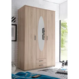 Stella Trading Drehtürenschrank Paul 120 x 195 x 55 cm eiche