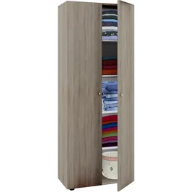 VCM Kleiderschrank Vandol 70 x 178 x 40 cm Braun