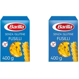 Barilla Pasta Nudeln Glutenfreie Fusilli aus köstlichem Mais und Reis – perfekt für Menschen mit Zöliakie oder Glutenunverträglichkeit 400 g (Packung mit 2)