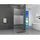 fa-bausysteme Walk-In Glas Dusche Teilsatiniert 80 cm