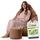 DreamRoots Sitzsack Cord Erwachsener Sitzsäcke Jugendlicher Teenager 80x80x120cm - Sitzsack mit Füllung, Hocker, Lehne und Bezug - Bean Bag Chair - Sitzkissen Boden