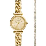 Fossil Carlie Geschenkset - Gr. unisize - in Gold - für Damen