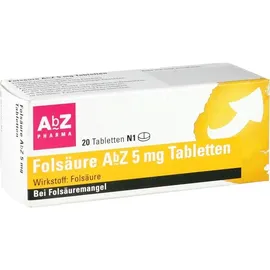 AbZ-Pharma Folsäure AbZ 5 mg Tabletten