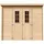 TIMBELA M310C Gartenhaus 2,39 x 1,42 m Beige