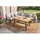 Garden Impressions Elati Loungeset carbon black/valley sand/light teaklook