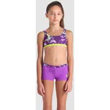 Sport Bikini Mädchen arena Soap Bubbles - Violet Multi-violet-artic Lime - 164