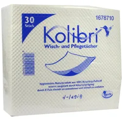 Kolibri Wisch- und Pflegetuch 36x40cm 30 St