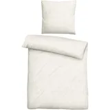 biberna Musselin Uni Beige 135 x 200 cm + 80 x 80 cm