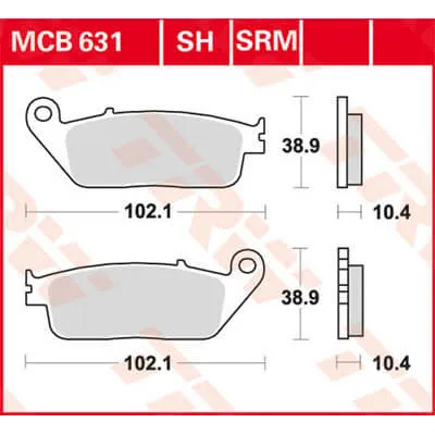 TRW Lucas Remvoering MCB631