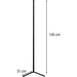 Retoo LED Stehlampe Stehleuchte RGB Fernbedienung Standleuchte Farbwechsel Ecklampe Eckleuchte Lichtsäule Wohnzimmer Schlafzimmer Party-Deko Bar 9W Retoo