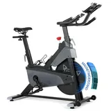 ISE Heimtrainer Fahrrad mit Magnetischem Widerstand, Indoor Cycling Bike mit LCD-Monitor, Ipad-Halterung, Hometrainer Fahrrad, verstellbarer Sitz und Griff, 120 kg Belastbar