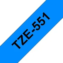 Brother TZe-551 schwarz/blau