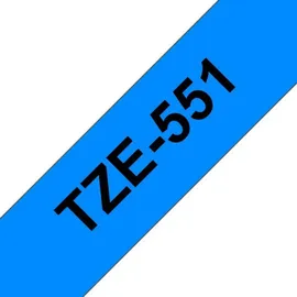 Brother TZe-551 schwarz/blau