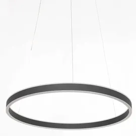 Steinhauer Hängelampe Pendelleuchte Esszimmerlampe LED dimmbar, schwarz, Ring-Design, Küche