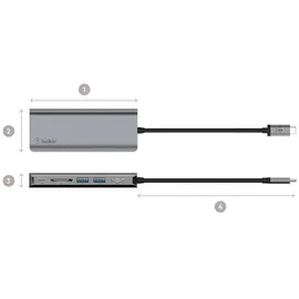 Belkin 6-in-1 USB-C Multiport Adapter
