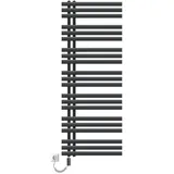 luxebath Iron EM Radiator Handtuchheizkörper Heizkörper Anthrazit mit Heizstab 900W Touch