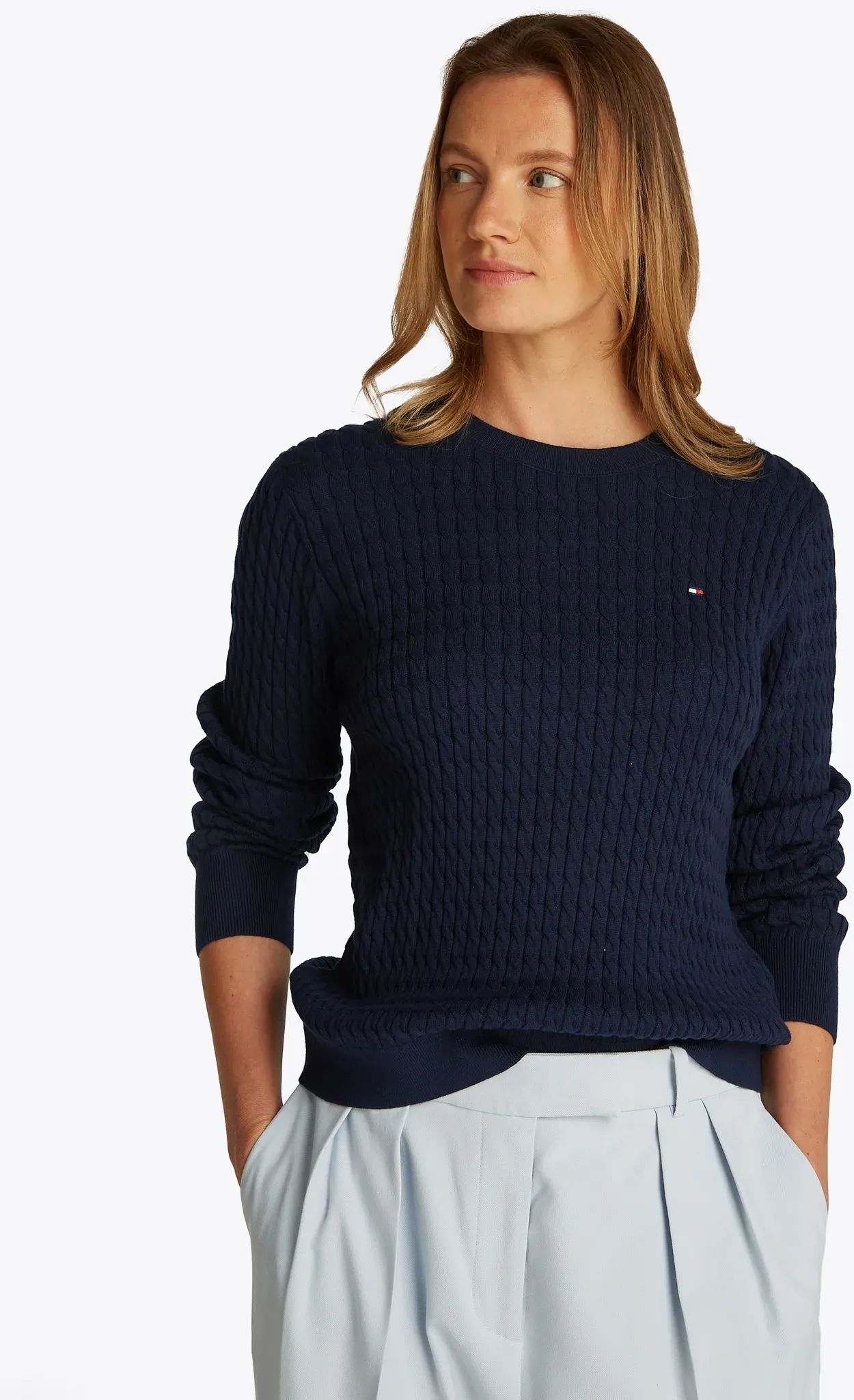 Rundhalspullover TOMMY HILFIGER 