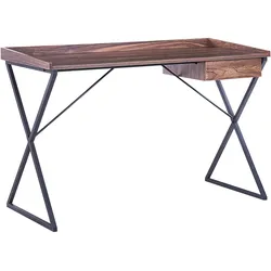 Schreibtisch 120 x 54 cm Dunkler Holzfarbton NOXON