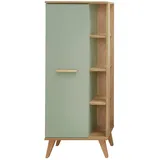 Pelipal Midischrank Quickset 963 50,5 x 128 x 33 cm Braun/Eiche