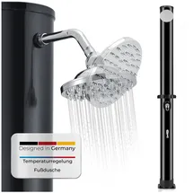 Juskys Solardusche Victoria schwarz 35 l