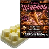 WonderWax Duftwachs WonderWax® Duftwachs 6 Sterne, (Waffeltüte), Duftrichtung: Vanille Waffeltüte