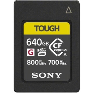 Sony CFexpress 640GB Typ A 800MBs / 700 MBs | 200,00€ Winter-Cashback 605,95€ Effektivpreis