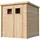 TIMBELA Gartenhaus 2,04 x 2,04 m Beige