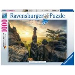 Ravensburger Puzzle Ravensburger Puzzle 17093 Erleuchtung – Elbsandsteingebirge…, 1000 Puzzleteile