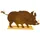 ZGM Rost Deko Wildschwein Fredl