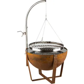 Blumfeldt Feuerschale Fire Globe Ø 120 cm Braun