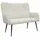 vidaXL Zweisitzer Sofa Creme 115 x 61 x 87 cm Samt