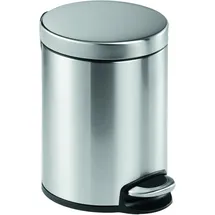 Durable Treteimer 5 l metallic silber