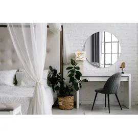 Tulup Spiegel Blaugrau, Glas, Formgebogen, 100x100x0.4 cm,