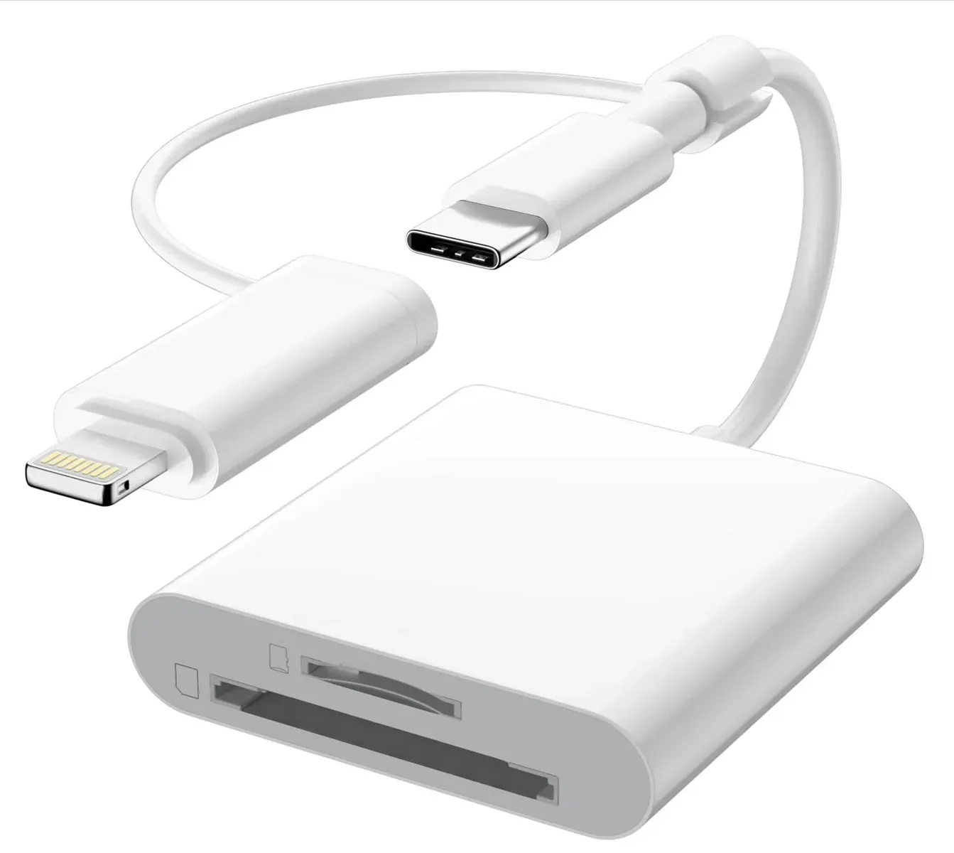 SMCL1 Kartenleser SD/microSD Lightning + Typ-C