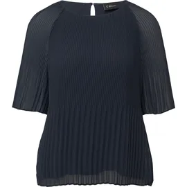 s.Oliver Plissierte Chiffonbluse Blau 34