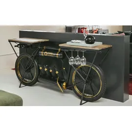 INTERHOME Bartisch 187 x 83 x 44 cm Schwarz/Gelb