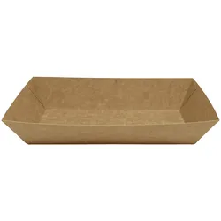 500x Snack Schale Karton, 750ml, braun