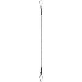 vidaXL Seile mit Karabiner 4 Stk. Gummi Schwarz/Silber